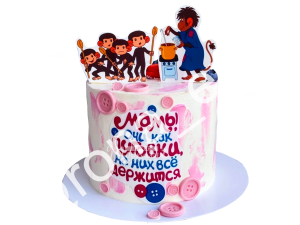 Торт Мамы как пуговки..